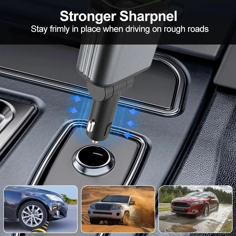 【Star Headliner】4 in 1 Retractable Car Charger