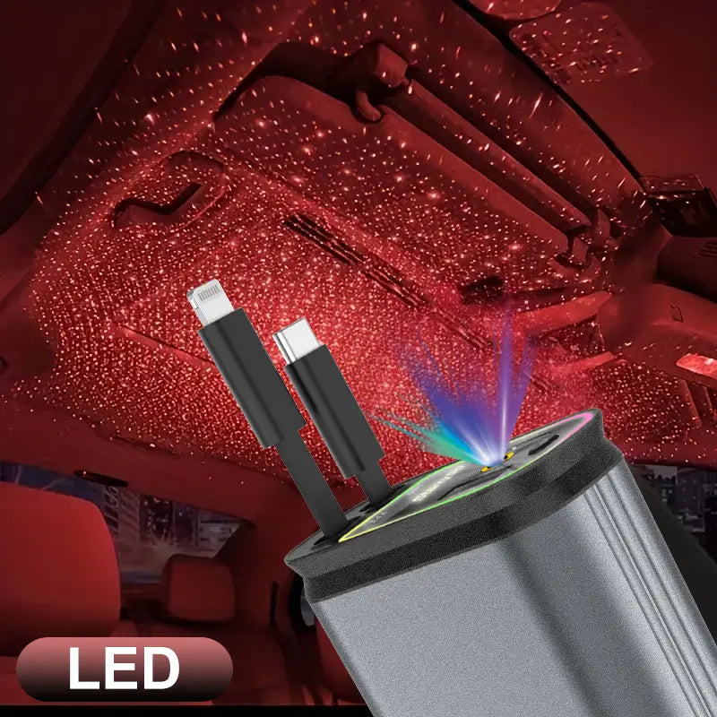 【Star Headliner】4 in 1 Retractable Car Charger